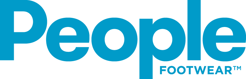 People Footwear blue logo 