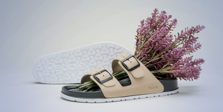 sandal with flowers